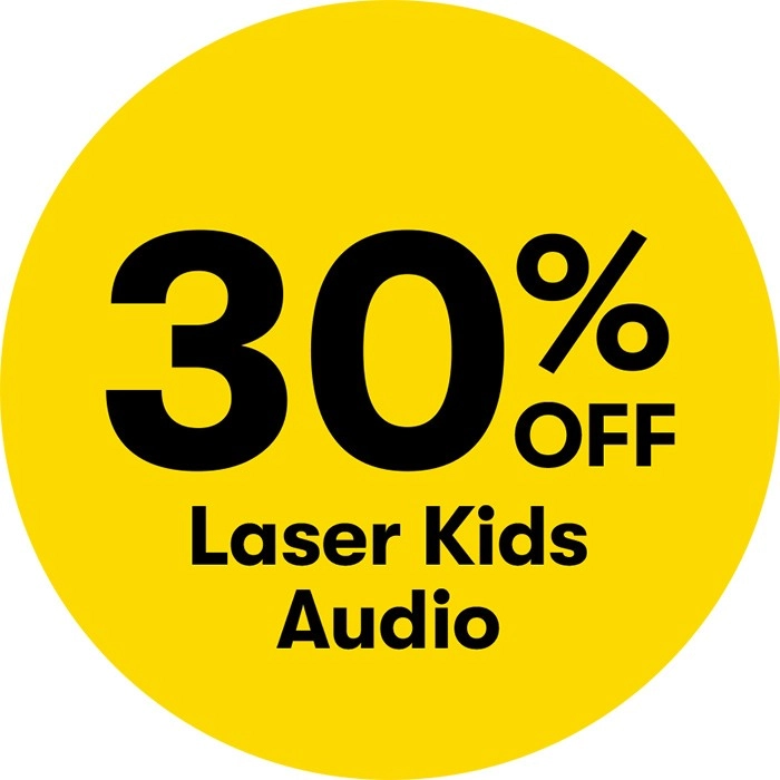 30% off Laser Kids Audio