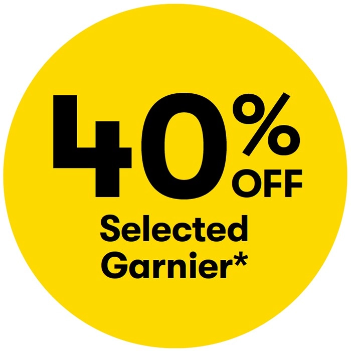 40% off Selected Garnier*