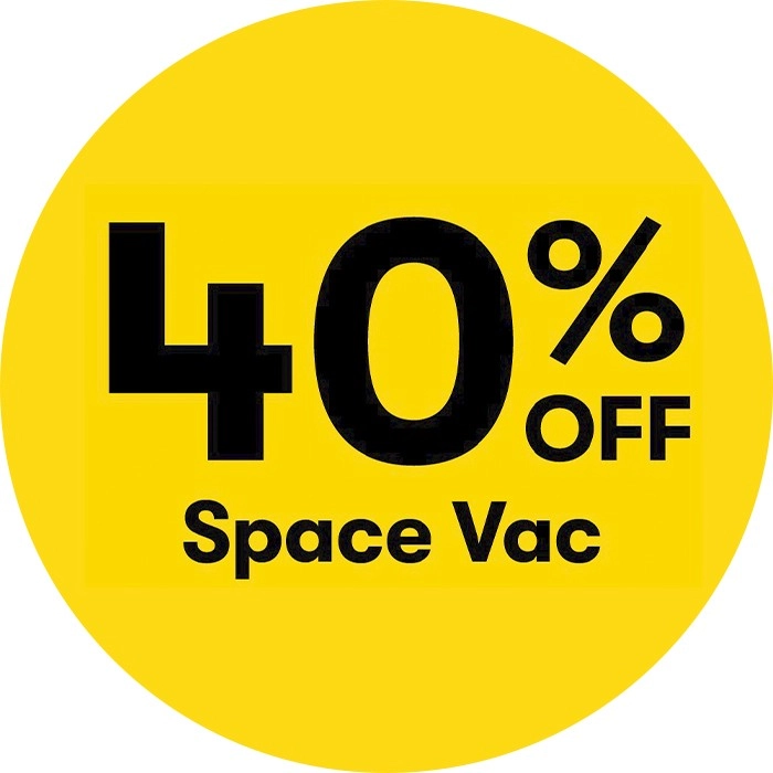 40% off Space Vac