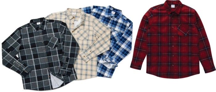 Allgood. Men’s Long Sleeve Flannel Shirts