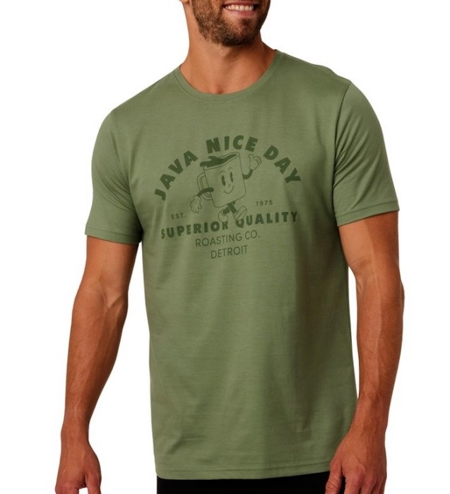 Allgood. Men’s Short Sleeve Graphic Tee - Sage Green