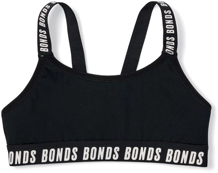 Bonds Kids Sport Crop - Black