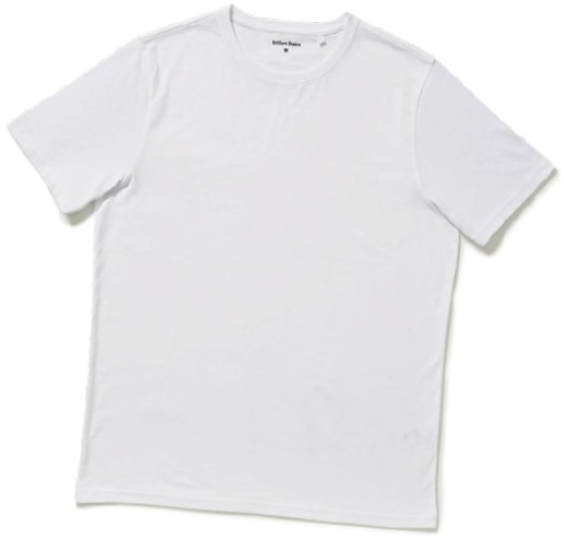 Brilliant Basics Men’s Basic Crew Neck Tee - White