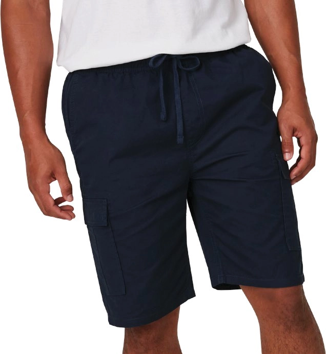 Brilliant Basics Pull On Cargo Short - Navy