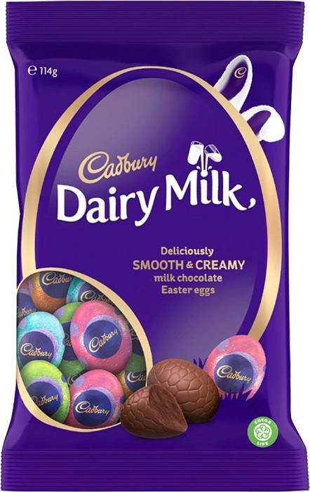 Cadbury Assorted Chocolate Eggs 110g-125g^