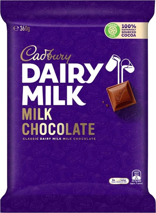 Cadbury Assorted Large Blocks 315g-360g