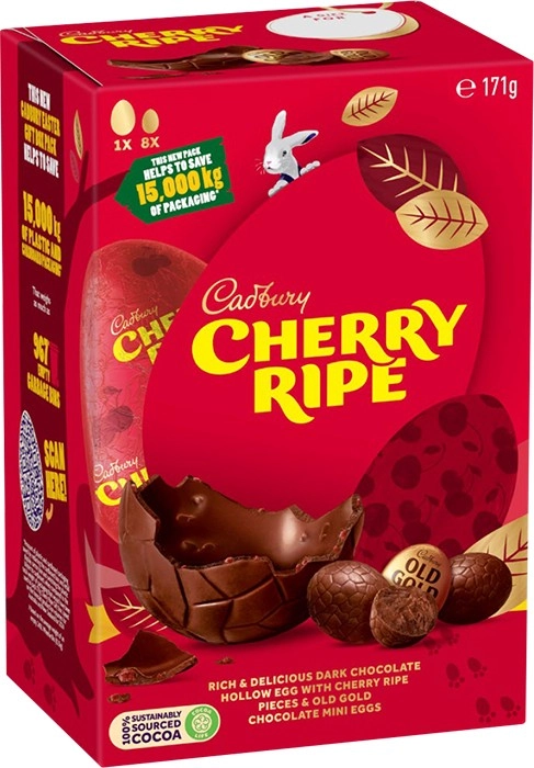 Cadbury Cherry Ripe Easter Gift Box 171g