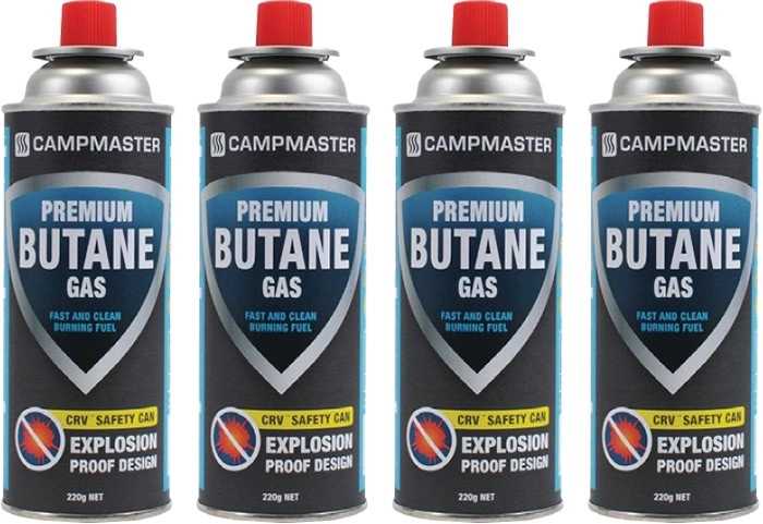 Campmaster 4-Pack Butane Gas Cartridges