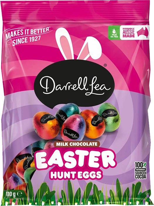 Darrell Lea Milk Chocolate Easter Hunt Eggs 110g