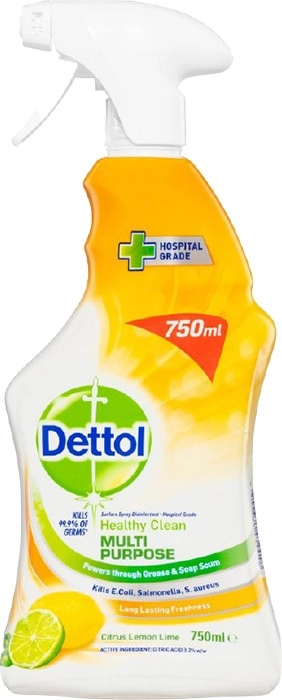 Dettol Multi-Purpose Surface Sprays 750ml^ - Citrus Lemon