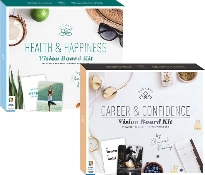 Elevate Vision Board Kits: Health & Happiness or Career & Confidence