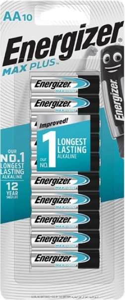 Energizer 10-Pack Max Plus AA Alkaline Batteries