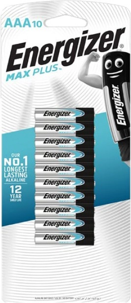 Energizer 10-Pack Max Plus AAA Alkaline Batteries