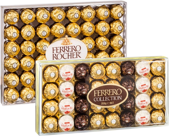 Ferrero Rocher 32-Pack Collection 349.5g or 48-Pack 600g