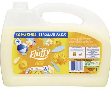 Fluffy Fabric Conditioner 5-Litre - Summer Breeze