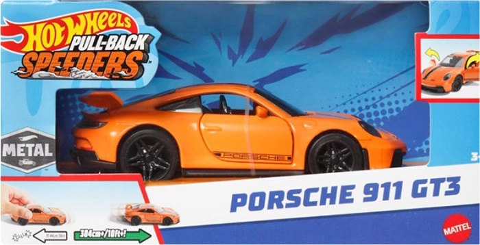 Hot Wheels Assorted 1:43 Scale Pull-Back Speeders