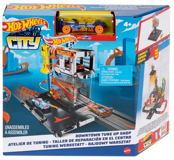 Hot Wheels City Downtown Track Set