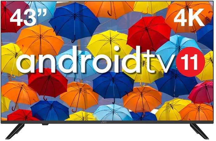 JVC 43" UHD Android 11 Edgeless TV