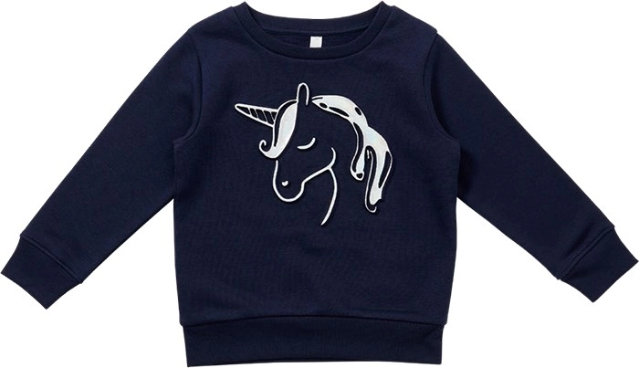 K-D Kids Embossed Sweatshirt - Navy