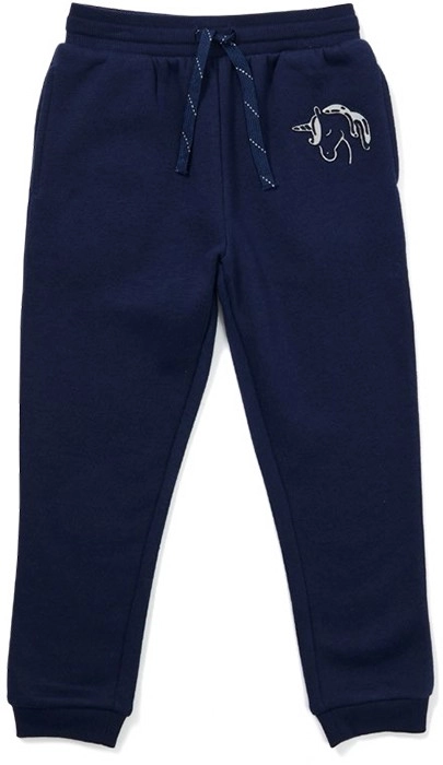 K-D Kids Embossed Trackpant - Peacoat