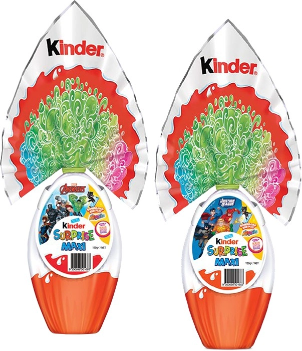 Kinder Easter Assorted Maxi Surprise Eggs 150g