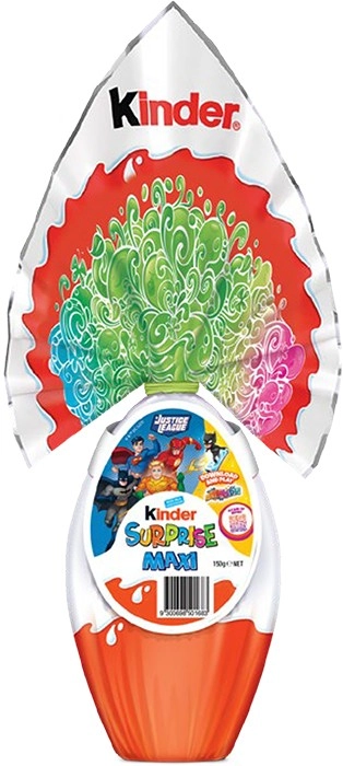 Kinder Easter Blue Space Mission Maxi Surprise Eggs 150g