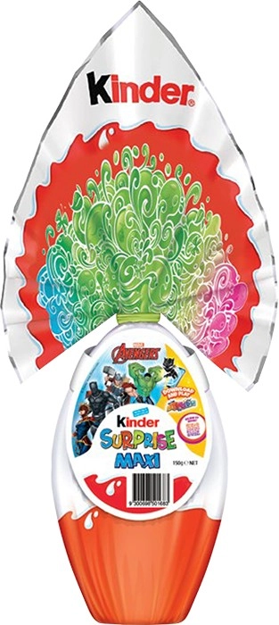 Kinder Easter Pink Travel World Maxi Surprise Eggs 150g