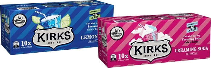 Kirks 10-Pack Can Varieties 375ml