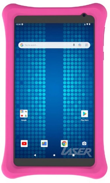 Laser 7-Inch IPS Tablet with Protective Pink Case