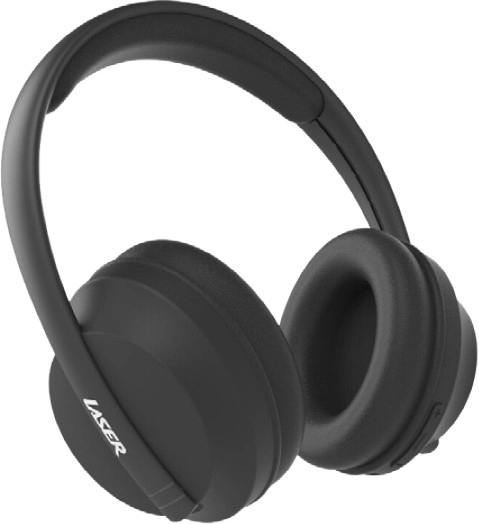 Laser Kids Bluetooth Headphones with Active Noise Cancelling - Black