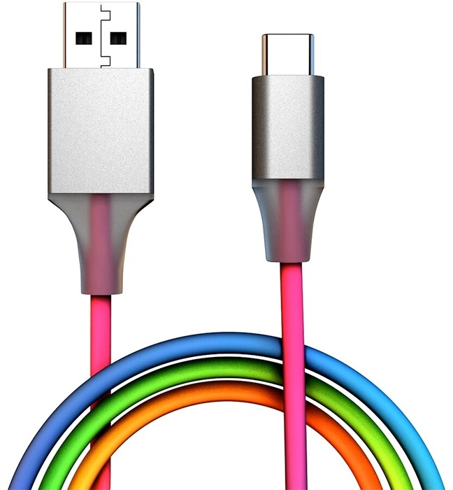 Laser Rainbow USB-C to USB Cable 1m