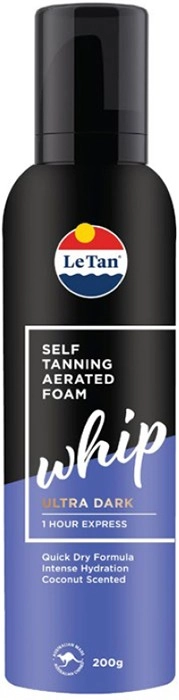 Le Tan Ultra Dark Whip Aerated Foam Tanning 200g