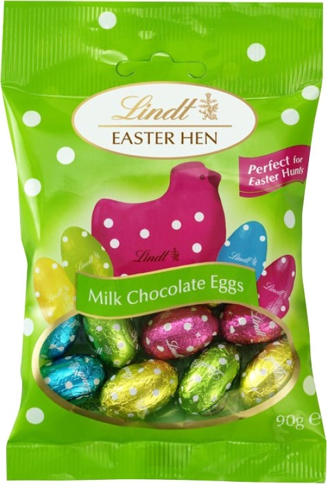 Lindt Easter Hen Eggs Bag 90g