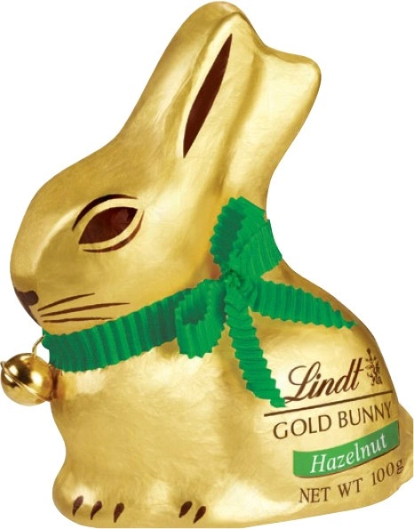 Lindt Hazelnut Chocolate Easter Bunnies 100g