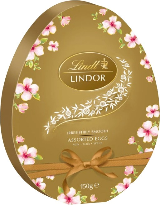 Lindt Lindor Assorted Easter Eggs Blossom Gift Box 150g