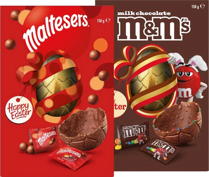 Maltesers or M&M’s Easter Gift Boxes 170g-175g