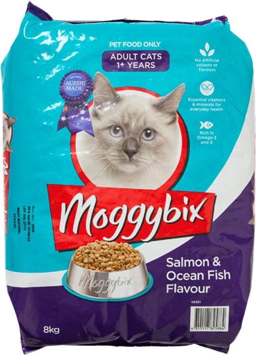 Moggybix Dry Cat Food Salmon & Ocean Fish 8kg