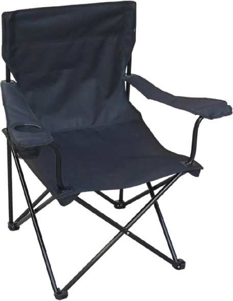 Nature’s Lodge Assorted Quad Folding Camping Chair - Black