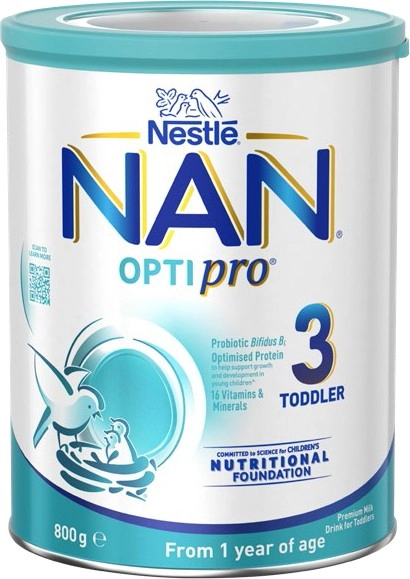 Nestlé Nan Optipro 3 Toddler 1+ Years Milk Drink Powder 800g^