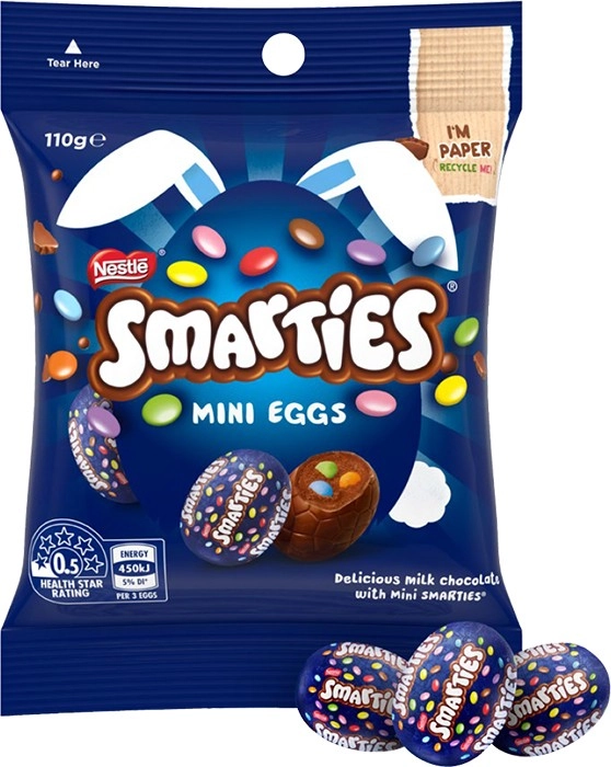 Nestlé Smarties Mini Eggs Bag 110g