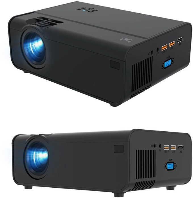 NEW EKO 200ANSI Lumens 1080P Projector - Black