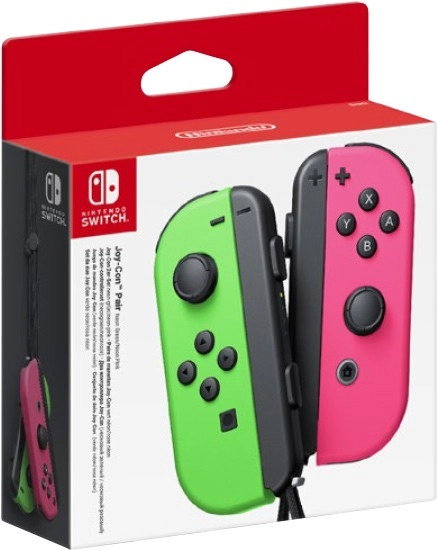 Nintendo Switch Joy-Con Pair - Neon Green + Pink