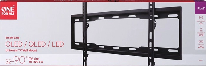 One For All 32”-90" Fixed TV Wall Mount - WM2611