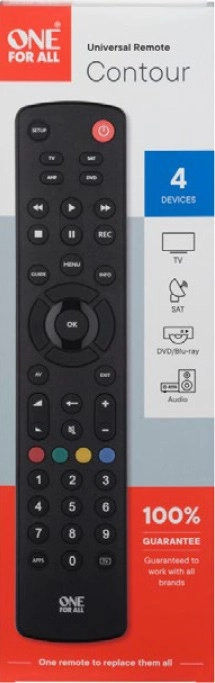 One For All Contour 4 Universal Remote