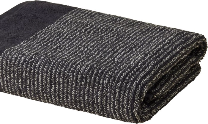 Openook Pinstripe Bath Towel - Grey