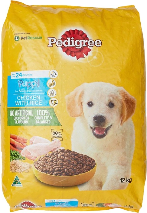 Pedigree Dry Dog Food Chicken & Rice 12kg