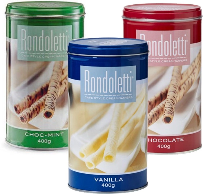 Rondoletti Cream Wafer Varieties 400g