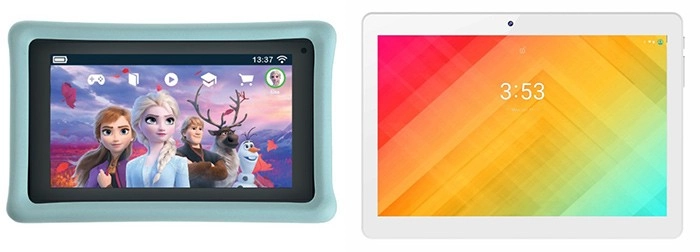 Selected Disney and JVC Tablets