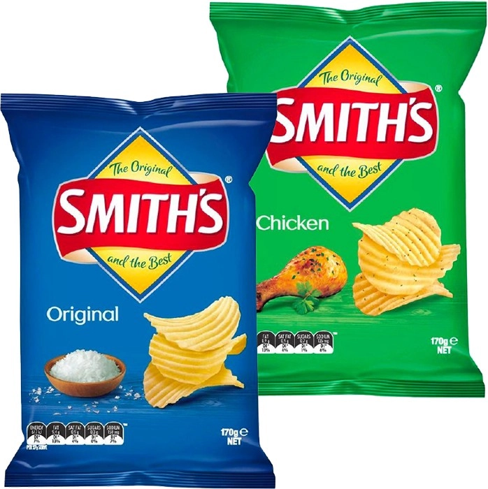 Smith’s Chip Varieties 170g