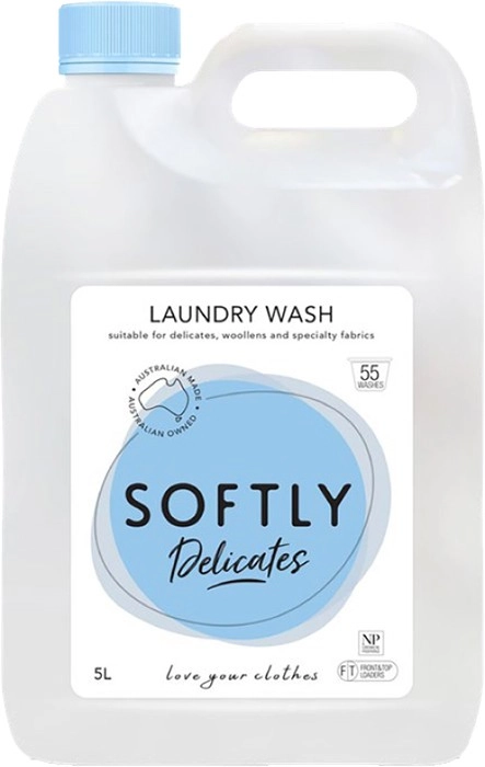 Softly Delicates & Woollens Premium Laundry Liquid 5-Litre